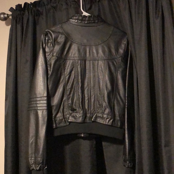 JOU JOU leather jacket - Picture 2 of 8